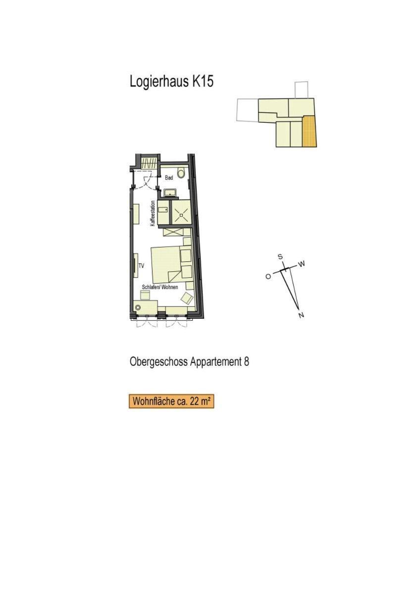 Logierhaus K15 Appartement 8 Borkum Esterno foto